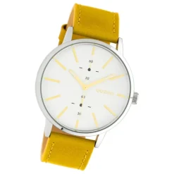 Oozoo Damen Armbanduhr Timepieces C10585 Analog Leder gelb UOC10585
