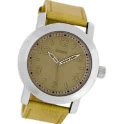 Oozoo Damen Armbanduhr Timepieces Analog Leder gelb UOC5151A
