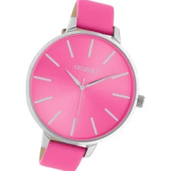 Oozoo Damen Armbanduhr Timepieces C10984 Analog Leder pink UOC10984