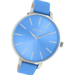 Oozoo Damen Armbanduhr Timepieces C10982 Analog Leder blau UOC10982