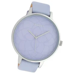 Oozoo Damen Armbanduhr Timepieces C10103 Analog Leder hellblau UOC10103