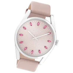 Oozoo Damen Armbanduhr Timepieces C10816 Analog Leder rosa UOC10816