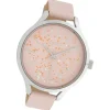 Oozoo Damen Armbanduhr Timepieces C10087 Analog Leder rosa UOC10087