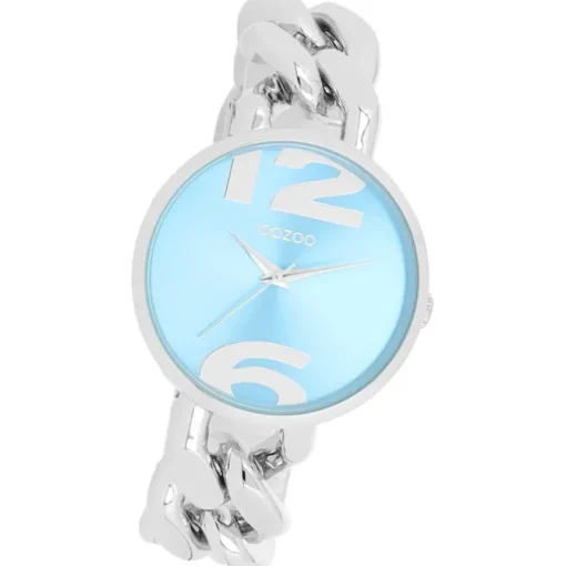 Oozoo Damen Armbanduhr Timepieces Analog Metall silber UOC11350