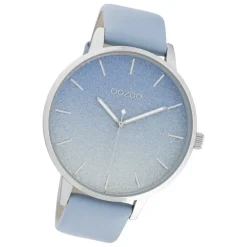 Oozoo Damen Armbanduhr Timepieces C10830 Analog Leder hellblau UOC10830