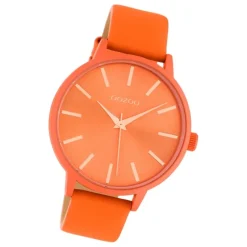 Oozoo Damen Armbanduhr Timepieces C10614 Analog Leder orange UOC10614