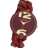 Oozoo Damen Armbanduhr Timepieces Analog Kunststoff rot UOC11267