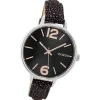 Oozoo Damen Armbanduhr Timepieces C9484 38mm Leder lila schwarz UOC9484