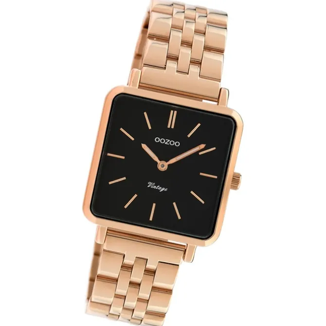 Oozoo Damen Armbanduhr Timepieces Analog Metall rosegold UOC9959A