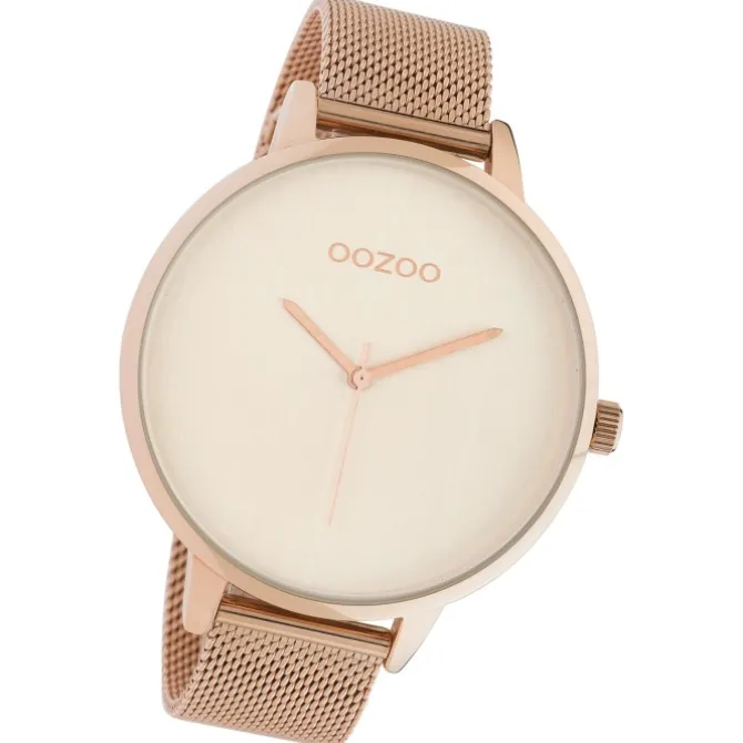 Oozoo Damen Armbanduhr Timepieces Analog Metall rosegold UOC10864