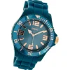 Oozoo Damen Armbanduhr Timepieces Analog Silikon grünblau UOC5052A