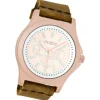 Oozoo Damen Armbanduhr Timepieces Analog Leder braun UOC6512A