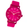 Oozoo Damen Armbanduhr Timepieces C10448 Quarz Leder fuchsia UOC10448