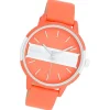 Oozoo Damen Armbanduhr Timepieces Analog Leder orange UOC11190