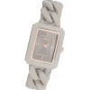 Oozoo Damen Armbanduhr Timepieces Analog Kunststoff taupe braun UOC11275
