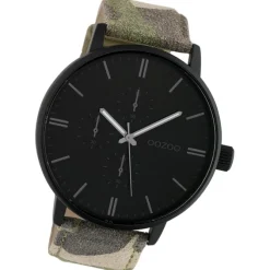 Oozoo Damen Armbanduhr Timepieces Analog Leder grün braun UOC10312