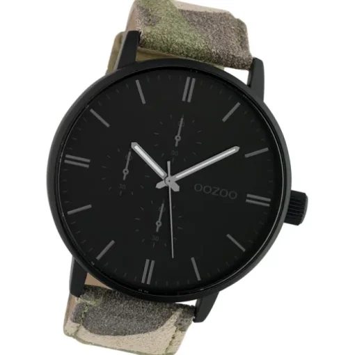 Oozoo Damen Armbanduhr Timepieces Analog Leder grün braun UOC10312