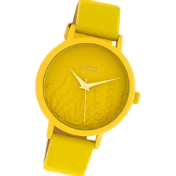 Oozoo Damen Armbanduhr Timepieces C10602 Analog Leder gelb UOC10602