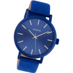 Oozoo Damen Armbanduhr Timepieces C10452 Analog Leder blau UOC10452