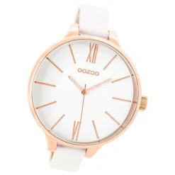 Oozoo Damen Armbanduhr Timepieces C9540 Analog Edelstahl weiß UOC9540