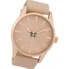 Oozoo Damen Armbanduhr Timepieces Analog Leder rosa UOC9626A