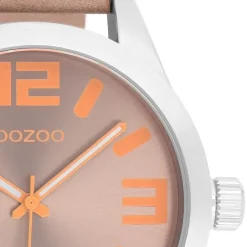 Oozoo Damen Armbanduhr Timepieces Analog Leder rosa UOC1088A