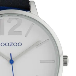 Oozoo Damen Armbanduhr Timepieces Analog Leder blau schwarz UOC10201