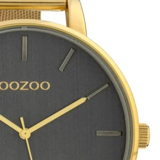 Oozoo Damen Armbanduhr Timepieces Analog Metall gold UOC10219