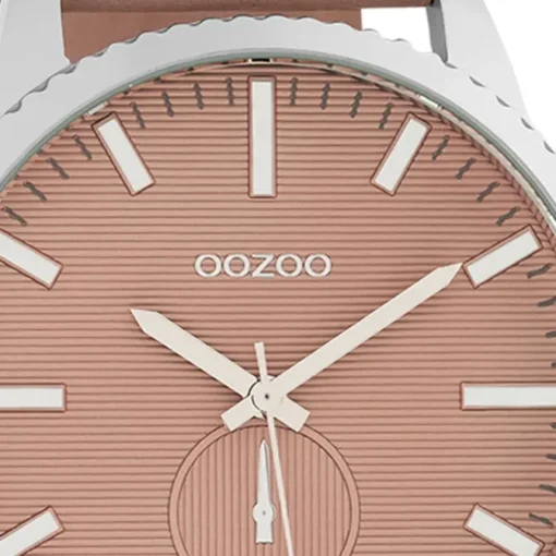 Oozoo Damen Armbanduhr Timepieces Analog Leder rosa UOC10331