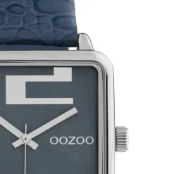 Oozoo Damen Armbanduhr Timepieces Analog Leder dunkelblau UOC10366