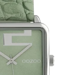 Oozoo Damen Armbanduhr Timepieces Analog Leder grün UOC10367