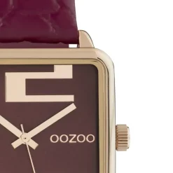 Oozoo Damen Armbanduhr Timepieces Analog Leder rot UOC10368