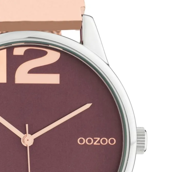 Oozoo Damen Armbanduhr Timepieces Analog Metall rosegold UOC10868