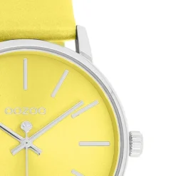 Oozoo Damen Armbanduhr Timepieces Analog Lederband gelb UOC11462