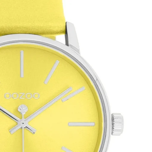 Oozoo Damen Armbanduhr Timepieces Analog Lederband gelb UOC11462