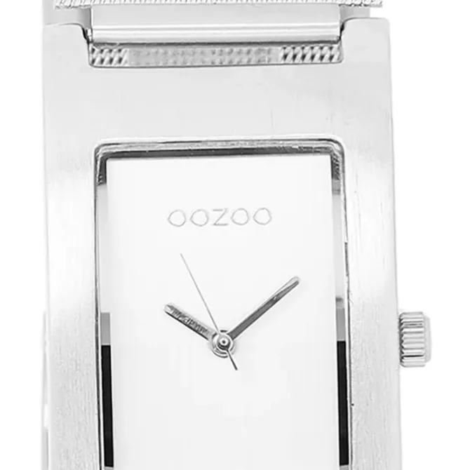 Oozoo Damen Armbanduhr Timepieces Analog Metall silber UOC1996A