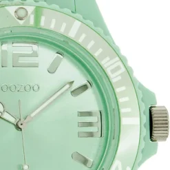 Oozoo Damen Armbanduhr Timepieces Analog Silikon türkis UOC4342A