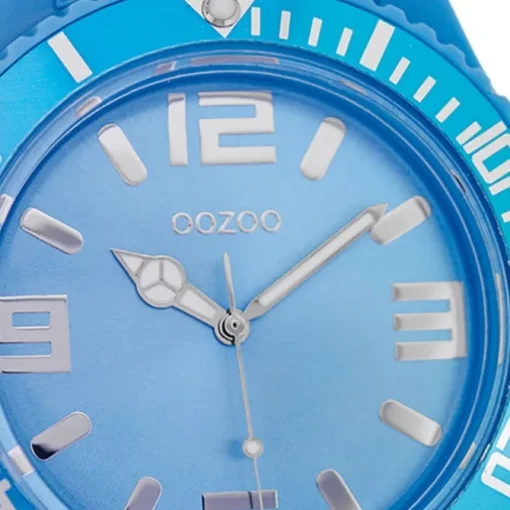 Oozoo Damen Armbanduhr Timepieces Analog Silikon blau UOC4655A