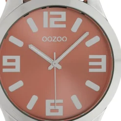 Oozoo Damen Armbanduhr Timepieces C10675 Analog Leder orange UOC10675