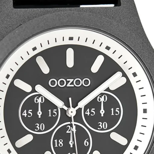 Oozoo Damen Armbanduhr Timepieces Analog Leder schwarz UOC6514A