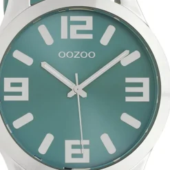 Oozoo Damen Armbanduhr Timepieces C10676 Analog Leder türkis UOC10676
