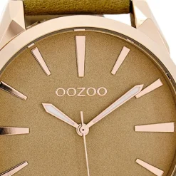 Oozoo Damen Armbanduhr Timepieces Analog Leder gelb UOC8361A