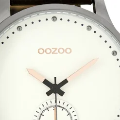 Oozoo Damen Armbanduhr Timepieces Analog Leder dunkelblau UOC9005A