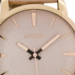 Oozoo Damen Armbanduhr Timepieces Analog Leder rosa UOC9021A