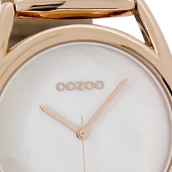 Oozoo Damen Armbanduhr Timepieces Analog Leder beige UOC9168A