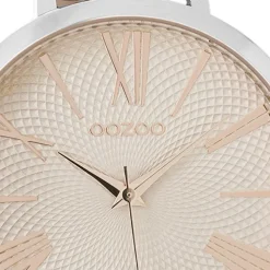 Oozoo Damen Armbanduhr Timepieces Analog Leder beige UOC9172A