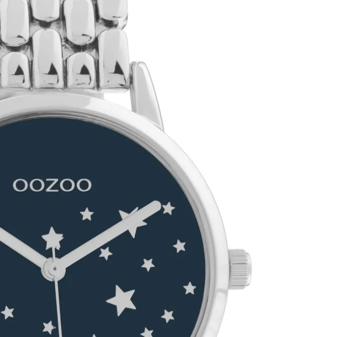 Oozoo Damen Armbanduhr Timepieces C11026 Analog Edelstahl silber UOC11026