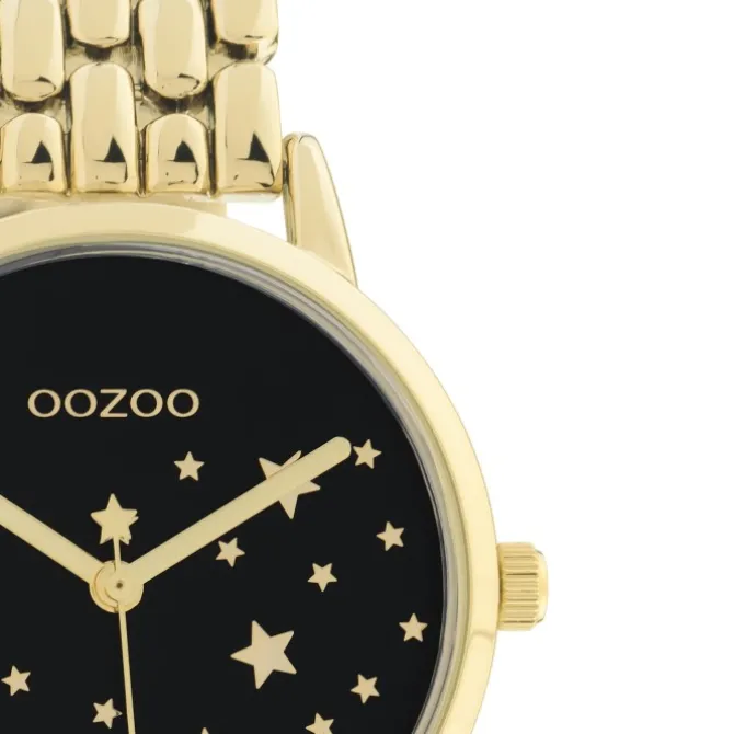 Oozoo Damen Armbanduhr Timepieces C11029 Analog Edelstahl gold UOC11029