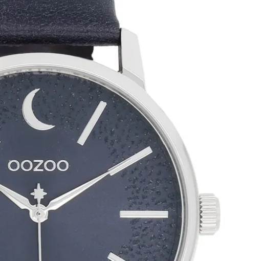 Oozoo Damen Armbanduhr Timepieces C11043 Analog Leder blau UOC11043
