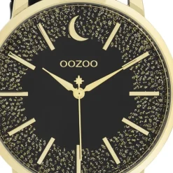 Oozoo Damen Armbanduhr Timepieces C11044 Analog Leder schwarz UOC11044